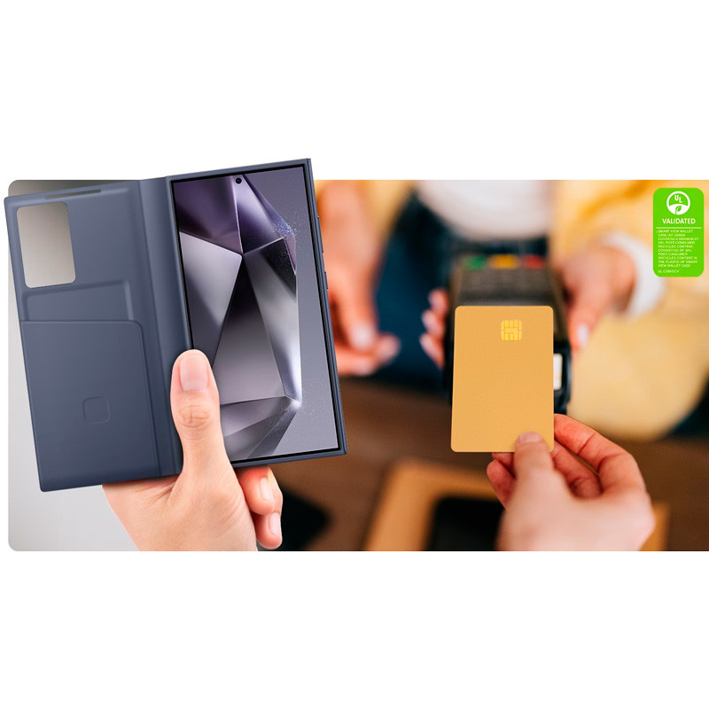 قاب سیلیکونی اورجینال Wallet Case رنگی Samsung Galaxy S24 Ultra