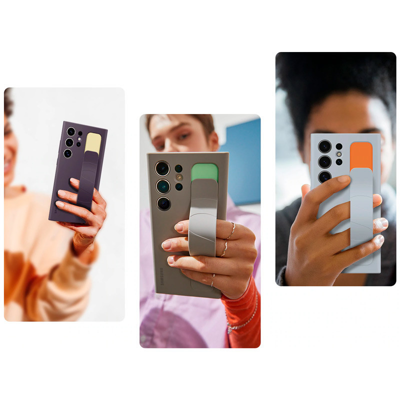 قاب سیلیکونی اورجینال Grip Case رنگی Samsung Galaxy S24 Ultra