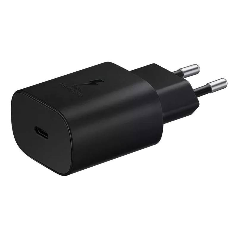 شارژر دیواری فست شارژ اورجینال Samsung EP-TA800NBE 3A PD 25W + کابل تبدیل تایپ سی