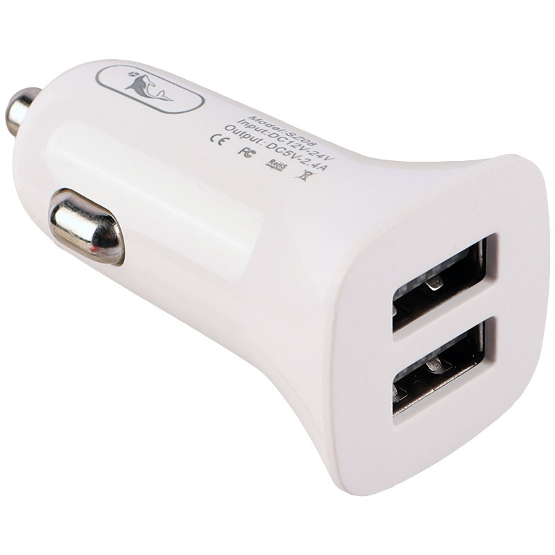 شارژر فندکی فست شارژ Sky Dolphin SZ08 2.4A 12W + کابل تایپ سی