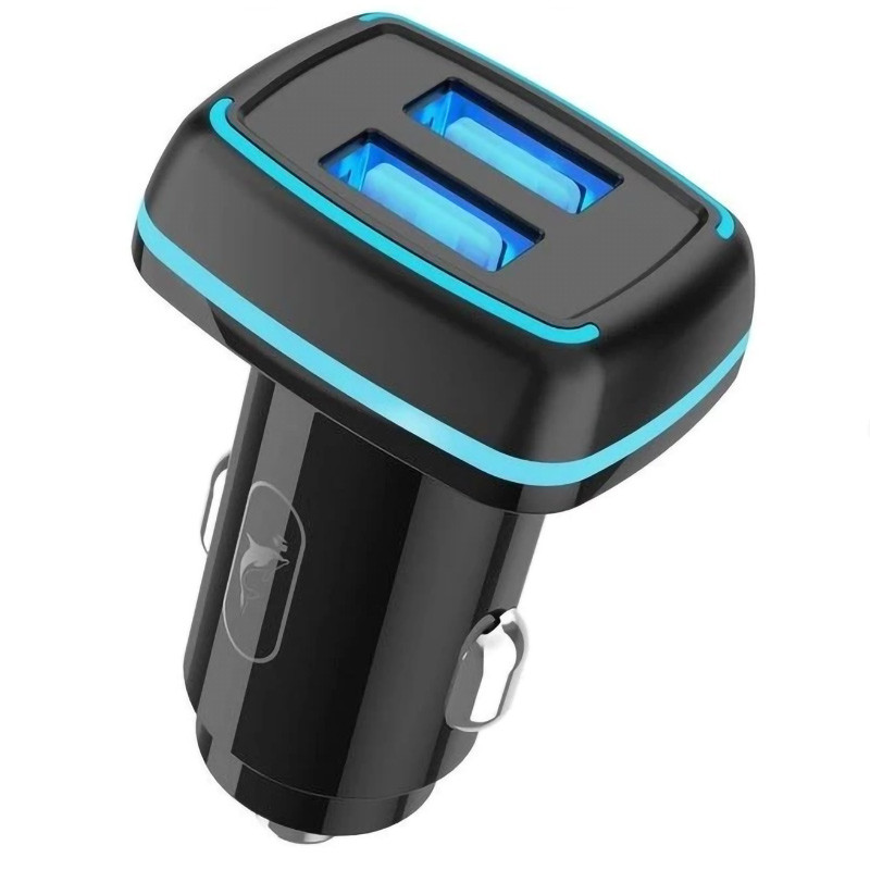 شارژر فندکی فست شارژ Sky Dolphin SZ18T 3.4A 15W + کابل تایپ سی