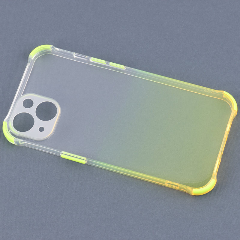 قاب ژله ای دو رنگ ضربه گیردار محافظ لنزدار iPhone 13