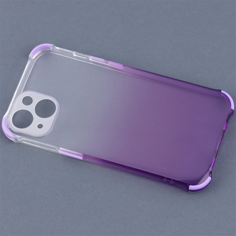 قاب ژله ای دو رنگ ضربه گیردار محافظ لنزدار iPhone 13