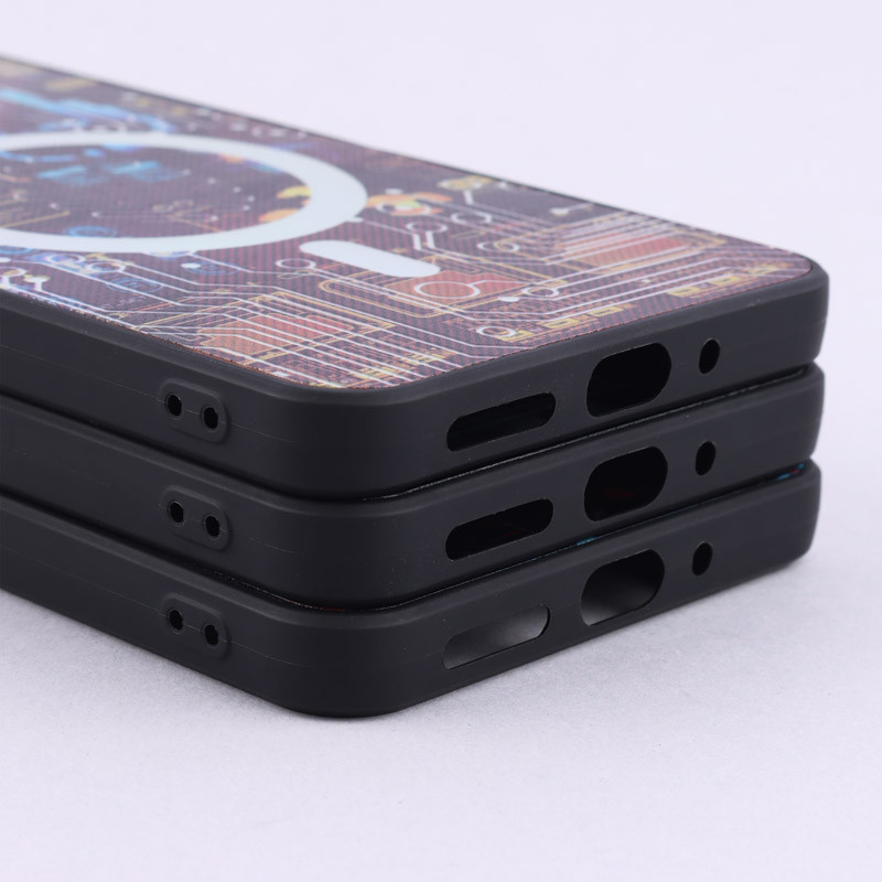 قاب PC طرحدار MagSafe محافظ لنزدار Xiaomi Redmi 13C / Poco C65