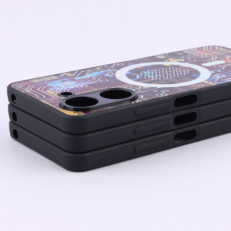 قاب PC طرحدار MagSafe محافظ لنزدار Xiaomi Redmi 13C / Poco C65