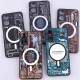 قاب PC طرحدار MagSafe محافظ لنزدار Xiaomi Redmi 13C / Poco C65