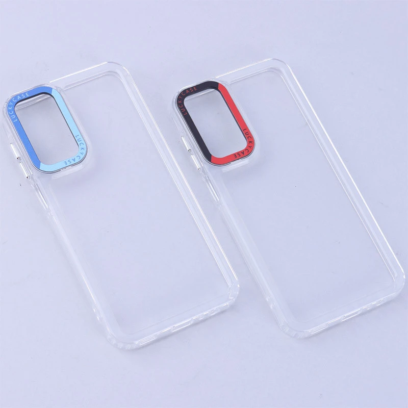 قاب PC پشت شفاف Lucky Case دور رنگی Samsung Galaxy A15