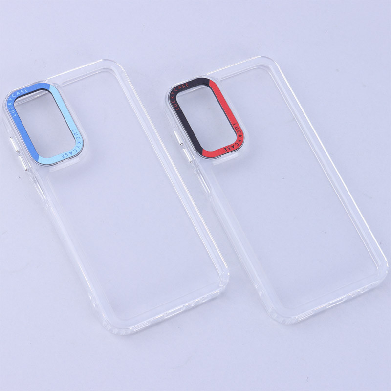 قاب PC پشت شفاف Lucky Case دور رنگی Samsung Galaxy A15