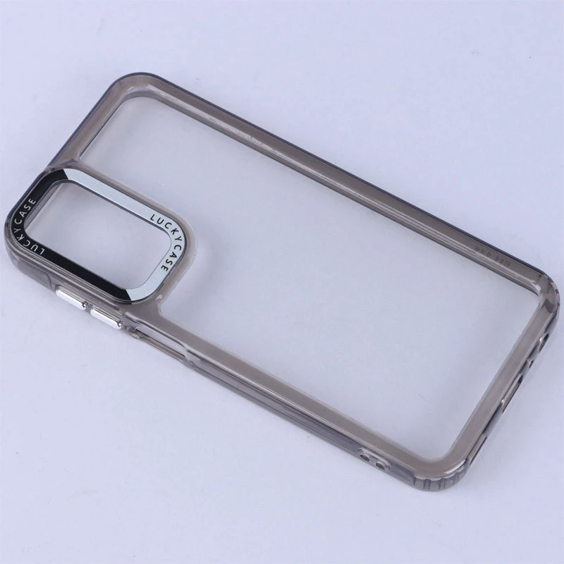 قاب PC پشت شفاف Lucky Case دور رنگی Samsung Galaxy A15