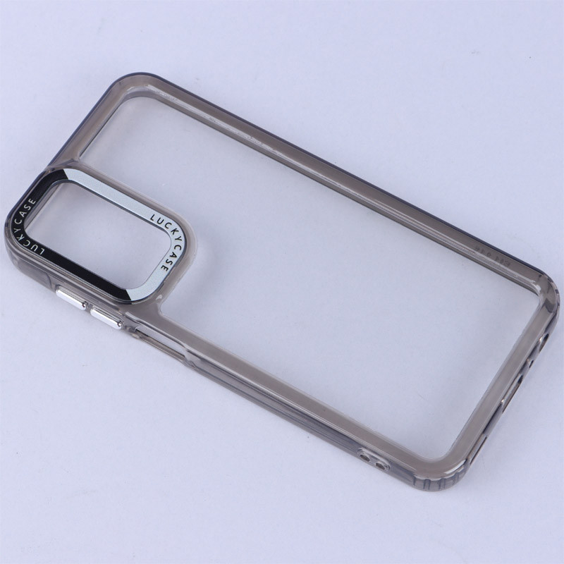 قاب PC پشت شفاف Lucky Case دور رنگی Samsung Galaxy A15