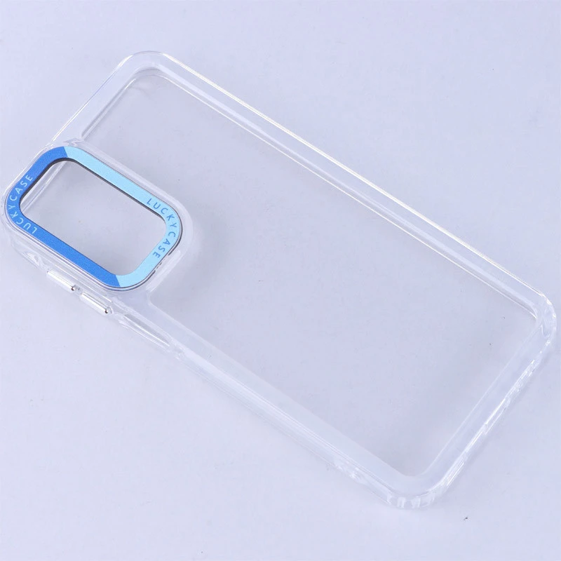 قاب PC پشت شفاف Lucky Case دور رنگی Samsung Galaxy A15