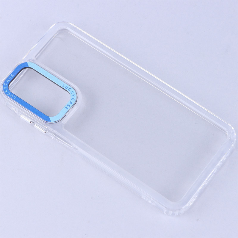 قاب PC پشت شفاف Lucky Case دور رنگی Samsung Galaxy A15