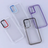 قاب PC پشت شفاف Lucky Case دور رنگی Samsung Galaxy A15