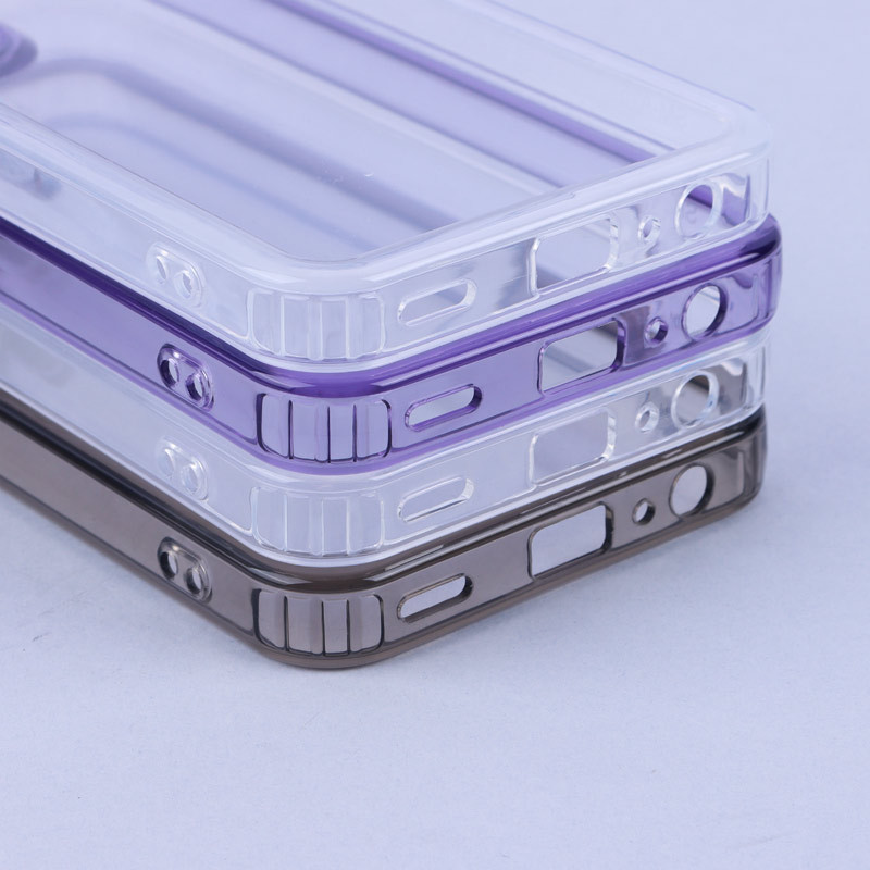 قاب PC پشت شفاف Lucky Case دور رنگی Samsung Galaxy A15