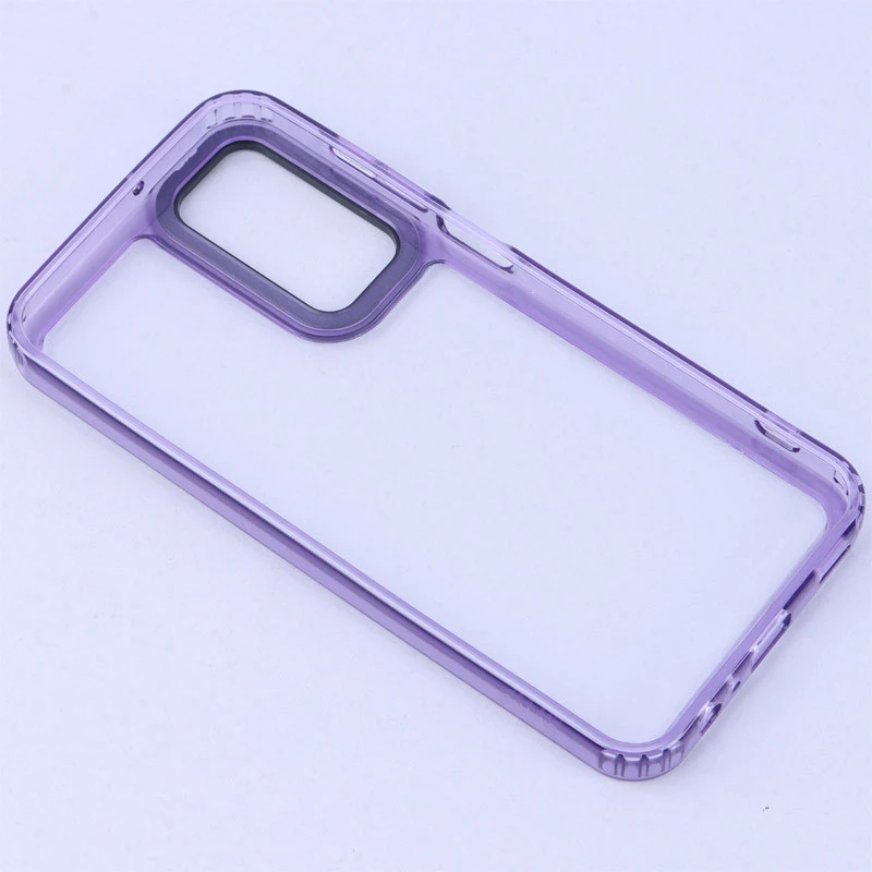 قاب PC پشت شفاف Lucky Case دور رنگی Samsung Galaxy A15