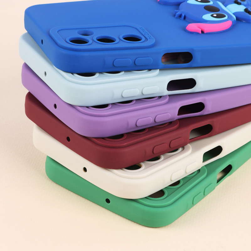قاب عروسکی برجسته محافظ لنزدار Samsung Galaxy A15 + آویز