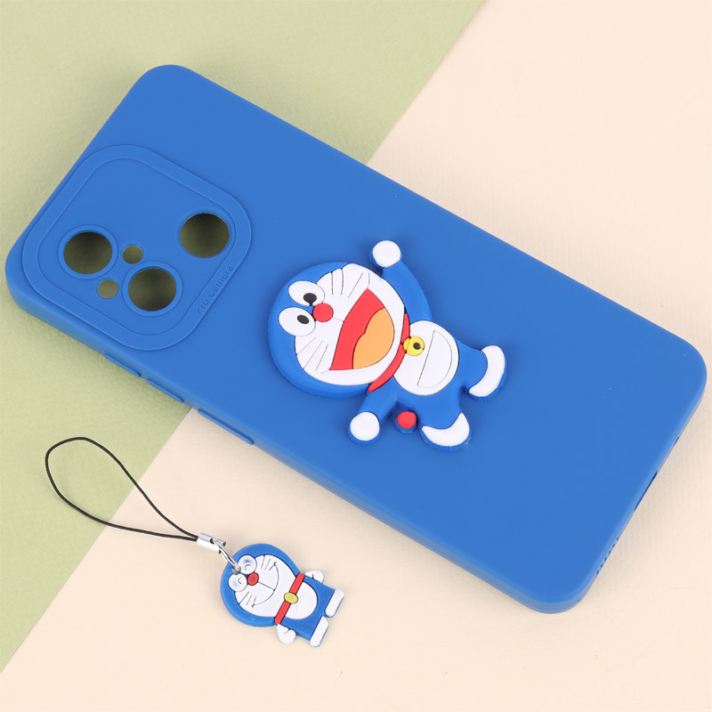 قاب عروسکی برجسته محافظ لنزدار Xiaomi Redmi 12C + آویز