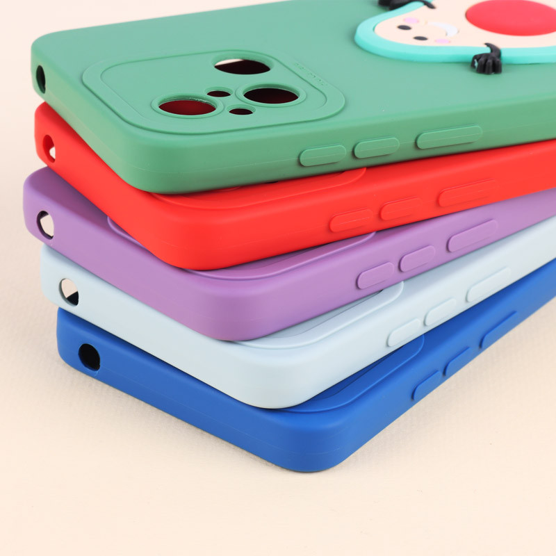 قاب عروسکی برجسته محافظ لنزدار Xiaomi Redmi 12C + آویز