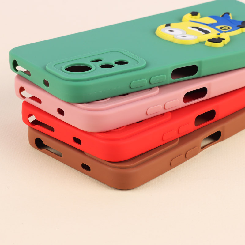 قاب عروسکی برجسته محافظ لنزدار Xiaomi Redmi Note 12S + آویز