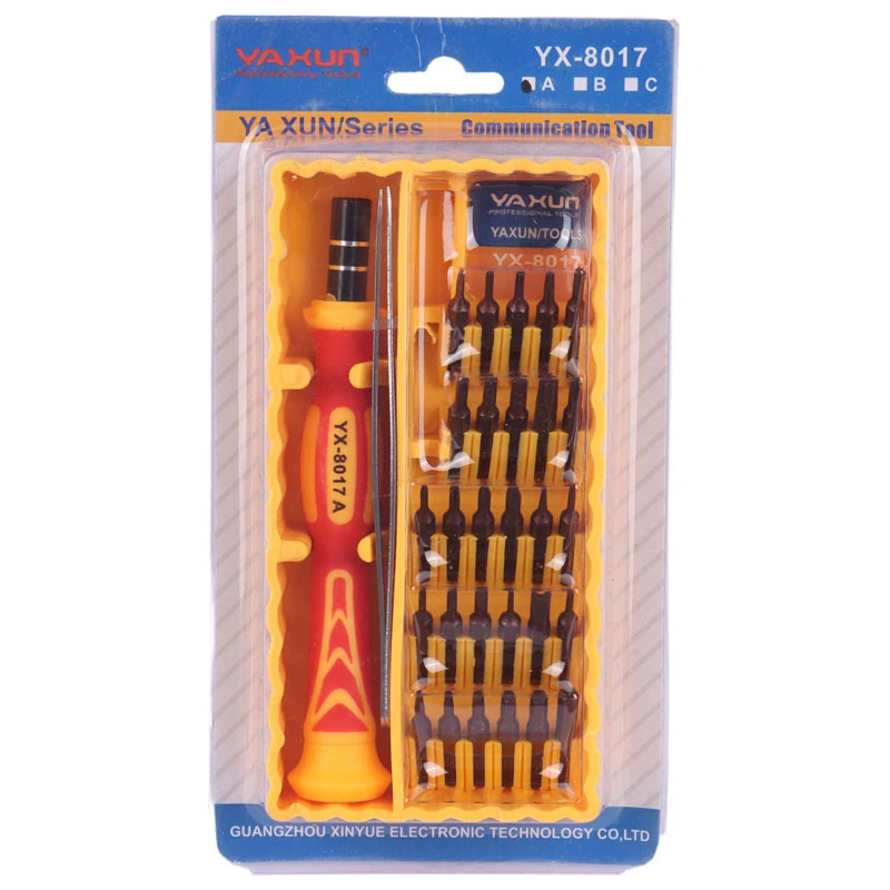 ست پیچ گوشتی تعمیرات موبایل Yaxun YX-8017A