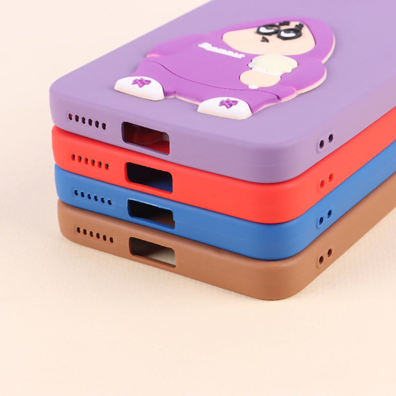 قاب عروسکی برجسته محافظ لنزدار Xiaomi Redmi Note 12 Pro 4G + آویز سری M