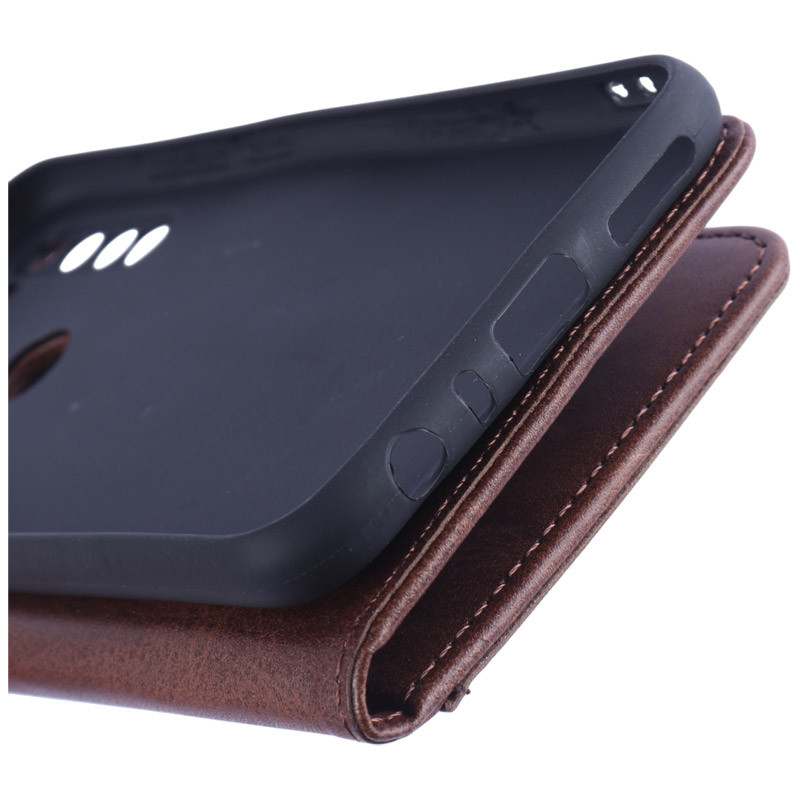کیف چرمی مگنتی محافظ لنزدار Xiaomi Redmi Note 8