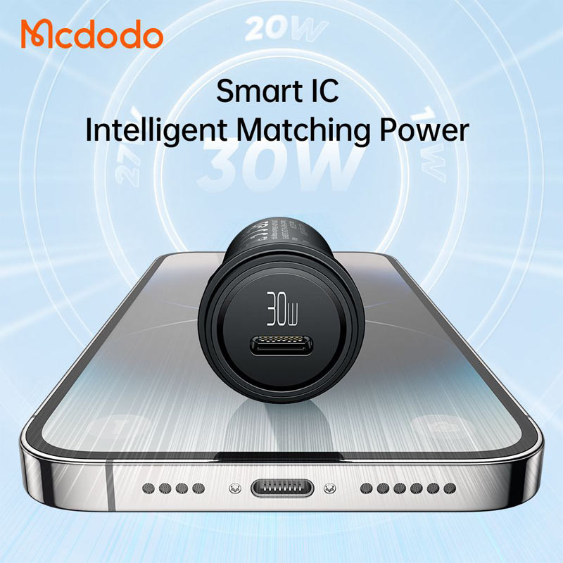 شارژر فندکی فست شارژ Mcdodo CC-7491 QC PD 3A 30W