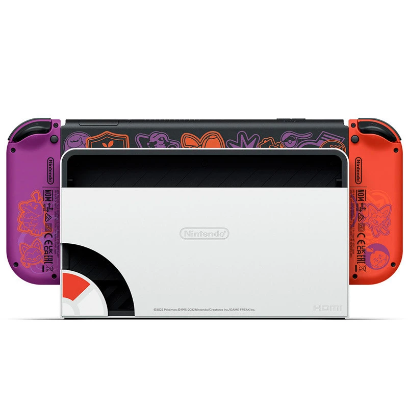 کنسول بازی نینتندو Nintendo Switch OLED Pokemon Scarlet and Violet Edition 4GB 64GB استوک