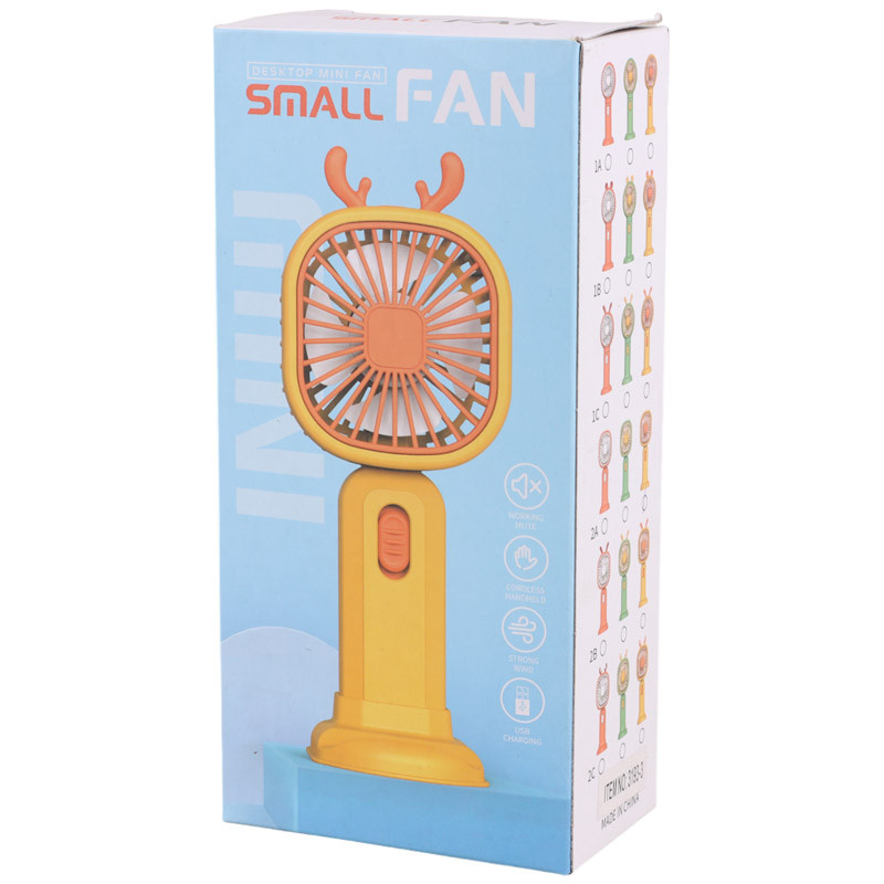 پنکه رومیزی شارژی Small fan 3193 2A