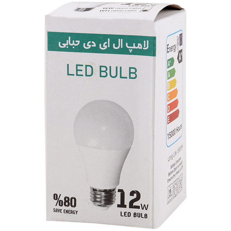 لامپ ال ای دی حبابی 12 وات LED Bulb پایه E27