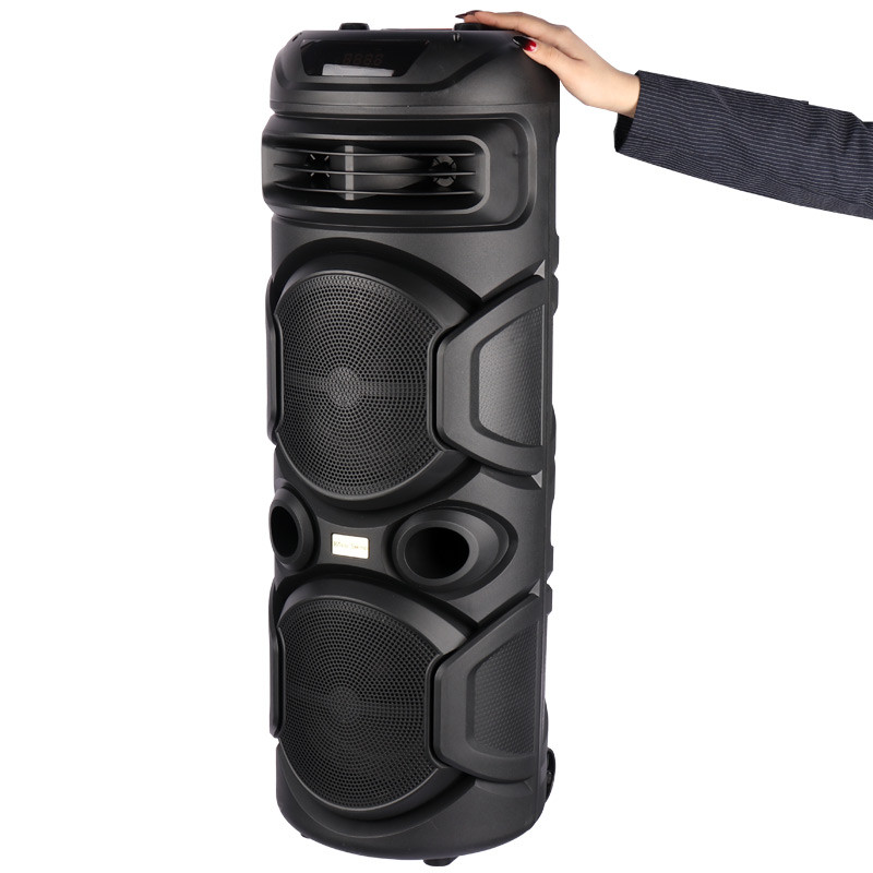 اسپیکر چمدانی بلوتوثی رم و فلش خور Royal sound RS-D40 + میکروفون و ریموت کنترل