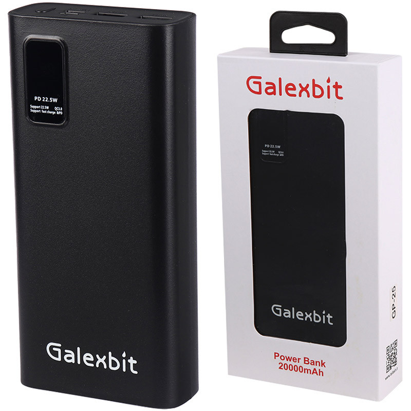 پاور بانک فست شارژ 20000 گلکس بیت Galexbit GP-25 5A 22.5W QC3.0 PD