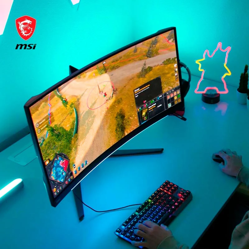 مانیتور گیمینگ خمیده ام اس ای MEG 342C QD-OLED� سایز 34 اینچ