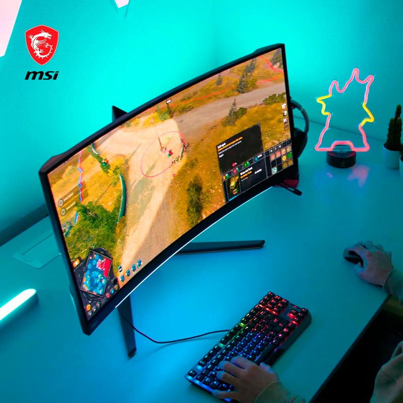 مانیتور گیمینگ خمیده ام اس ای MEG 342C QD-OLED� سایز 34 اینچ