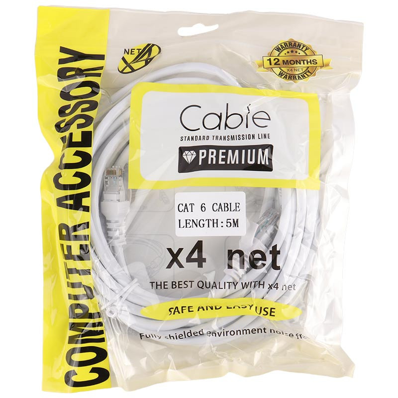 کابل شبکه X4 Net Cat6 5m