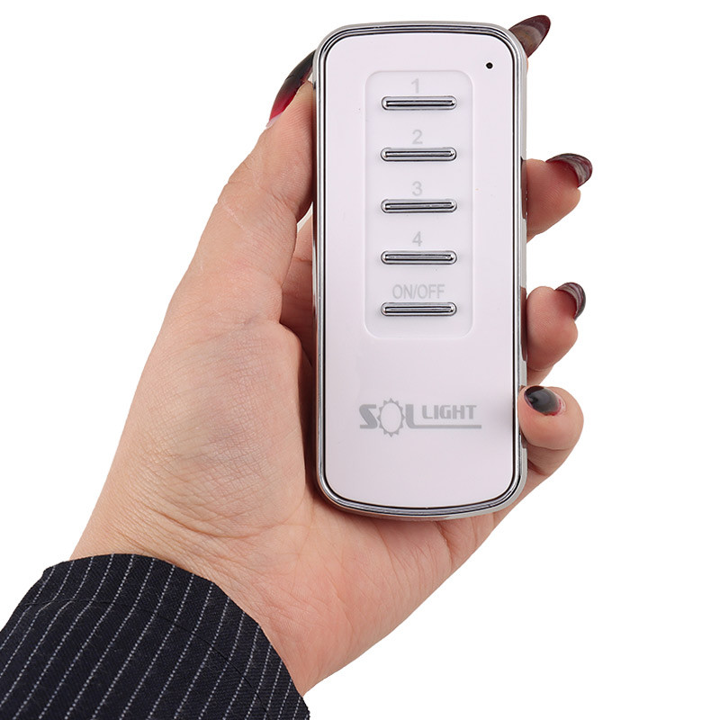 ریموت کنترل روشنایی 220 ولت 4 کانال Sollight
