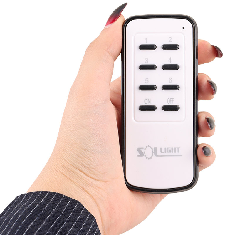 ریموت کنترل روشنایی 220 ولت 6 کانال Sollight