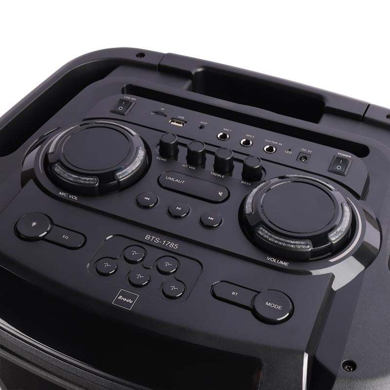قیمت اسپیکر Brodu چمدانی بلوتوثی رم و فلش خور مدل BTS-1785
