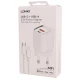 شارژر دیواری فست شارژ LDNIO A2318M 2Port 3A QC3 PD 20W + کابل آیفونی
