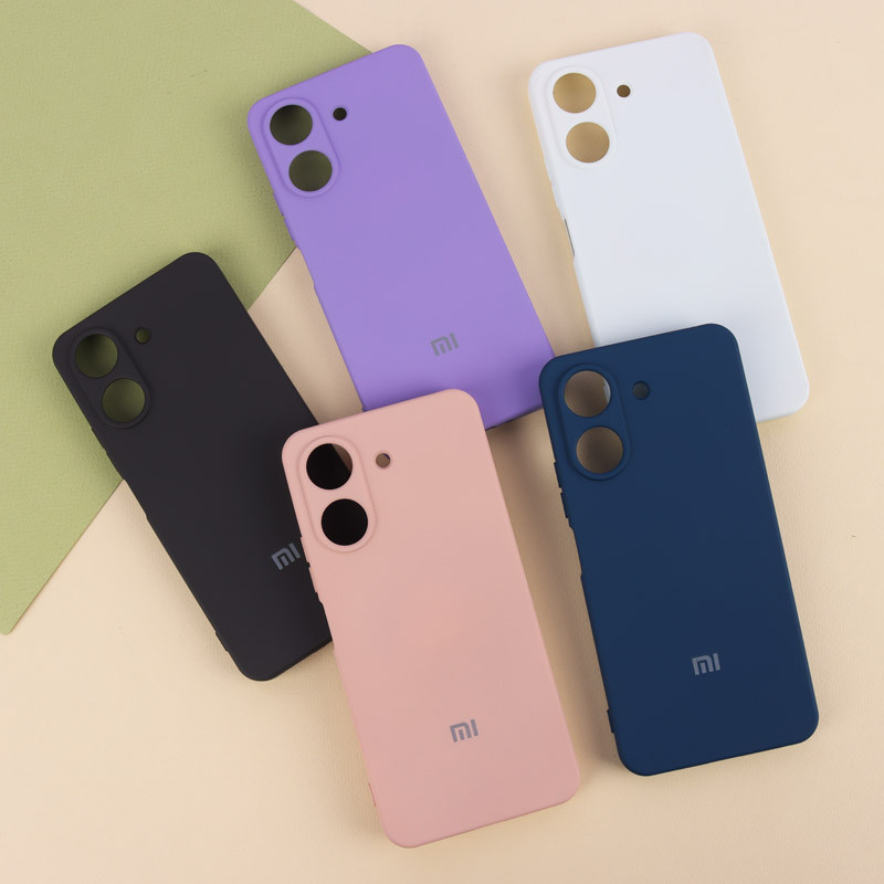 قاب سیلیکونی Highcopy زیربسته شیائومی Redmi 13C / Poco C65 محافظ لنزدار