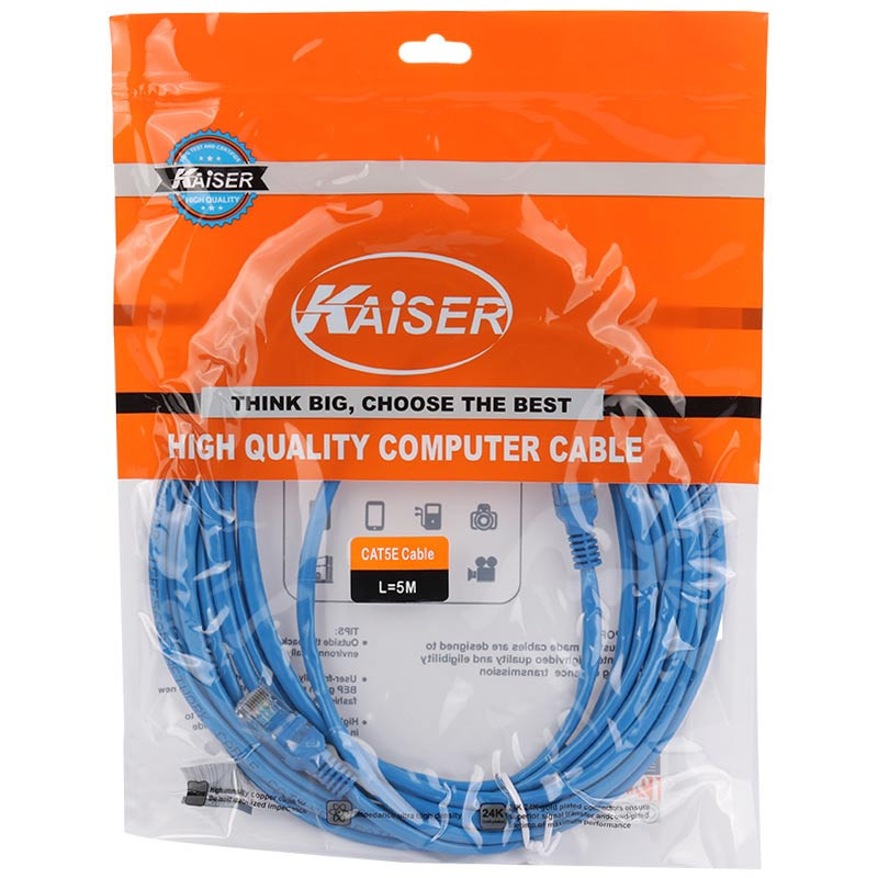 کابل شبکه Kaiser CAT5 5m