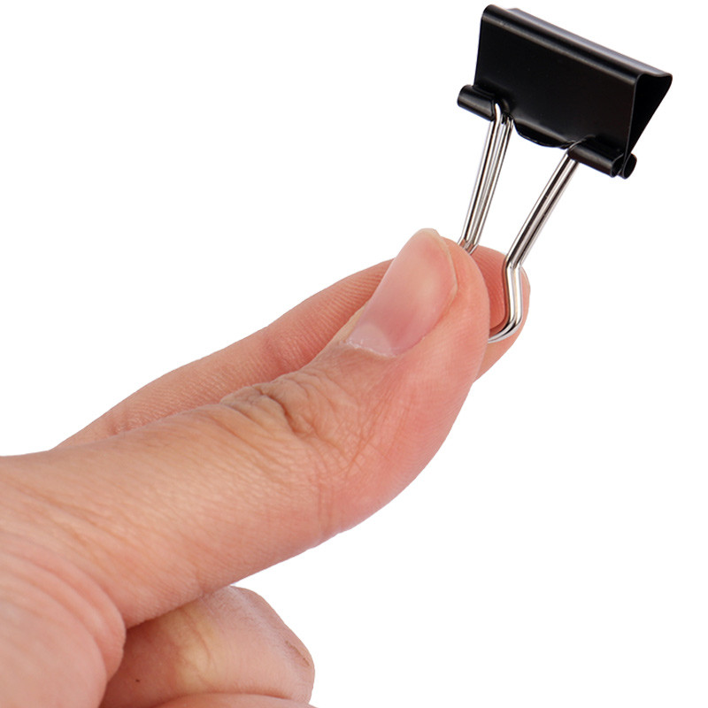 گیره دوبل Dl office dl0005 19mm بسته 12 عددی