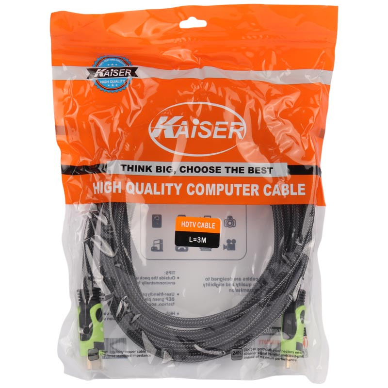 کابل HDMI کایزر Kaiser طول 3 متر کد 1
