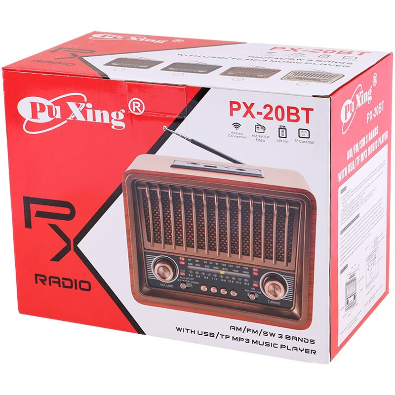 رادیو اسپیکر بلوتوثی رم و فلش خور Puxing PX-20BT