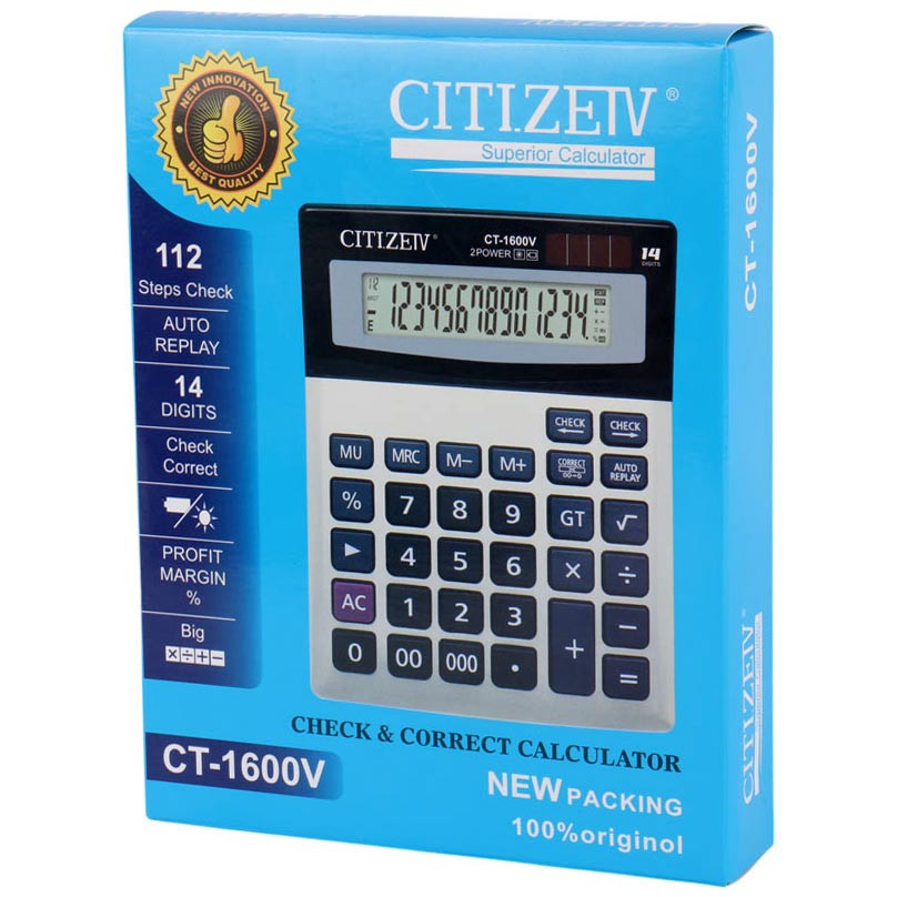 ماشین حساب CITI.ZETV CT-1600V