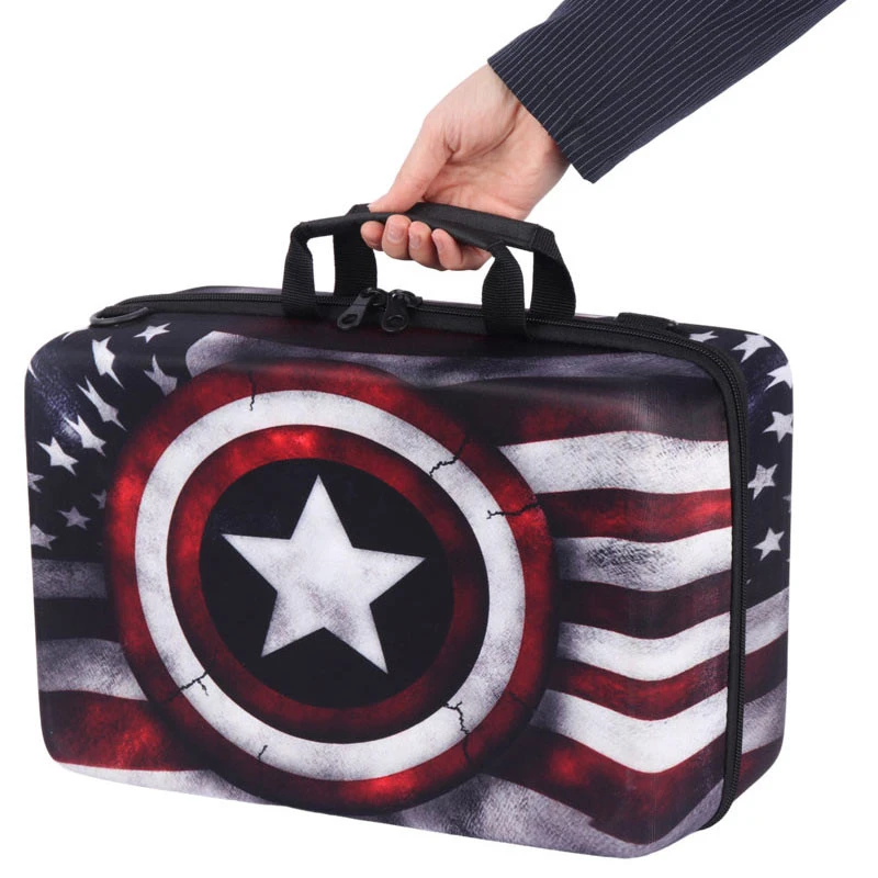 کیف کنسول بازی PS5 Slim طرح Capitan America