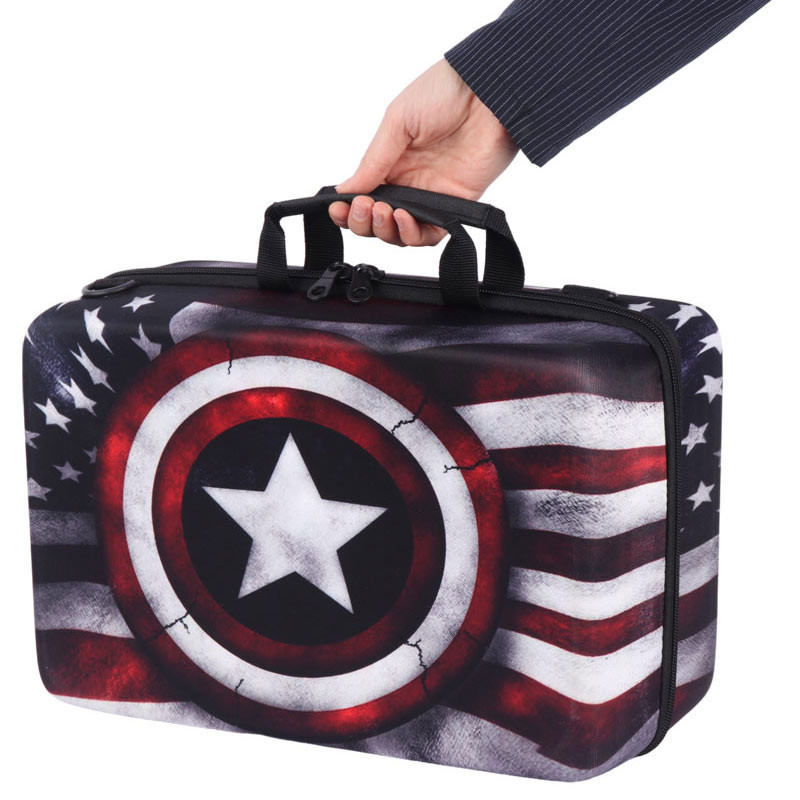 کیف کنسول بازی PS5 Slim طرح Capitan America
