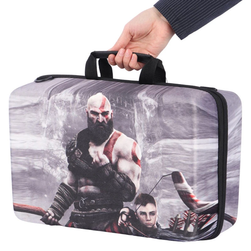 کیف کنسول بازی PS5 Slim طرح God of War کد 3