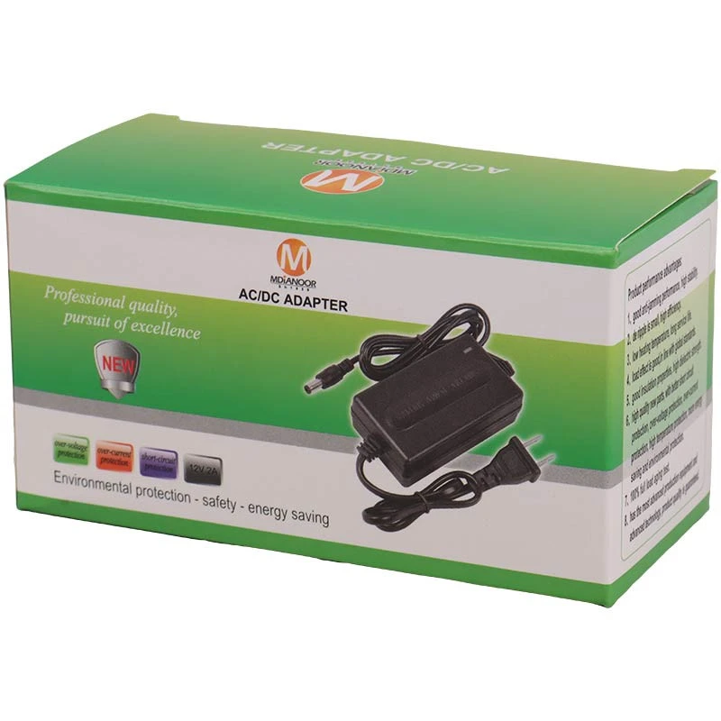 آداپتور برق Mdianoor JK-1220 12V 2A