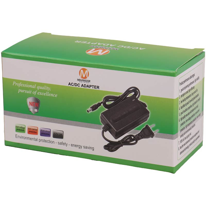 آداپتور برق Mdianoor JK-1220 12V 2A